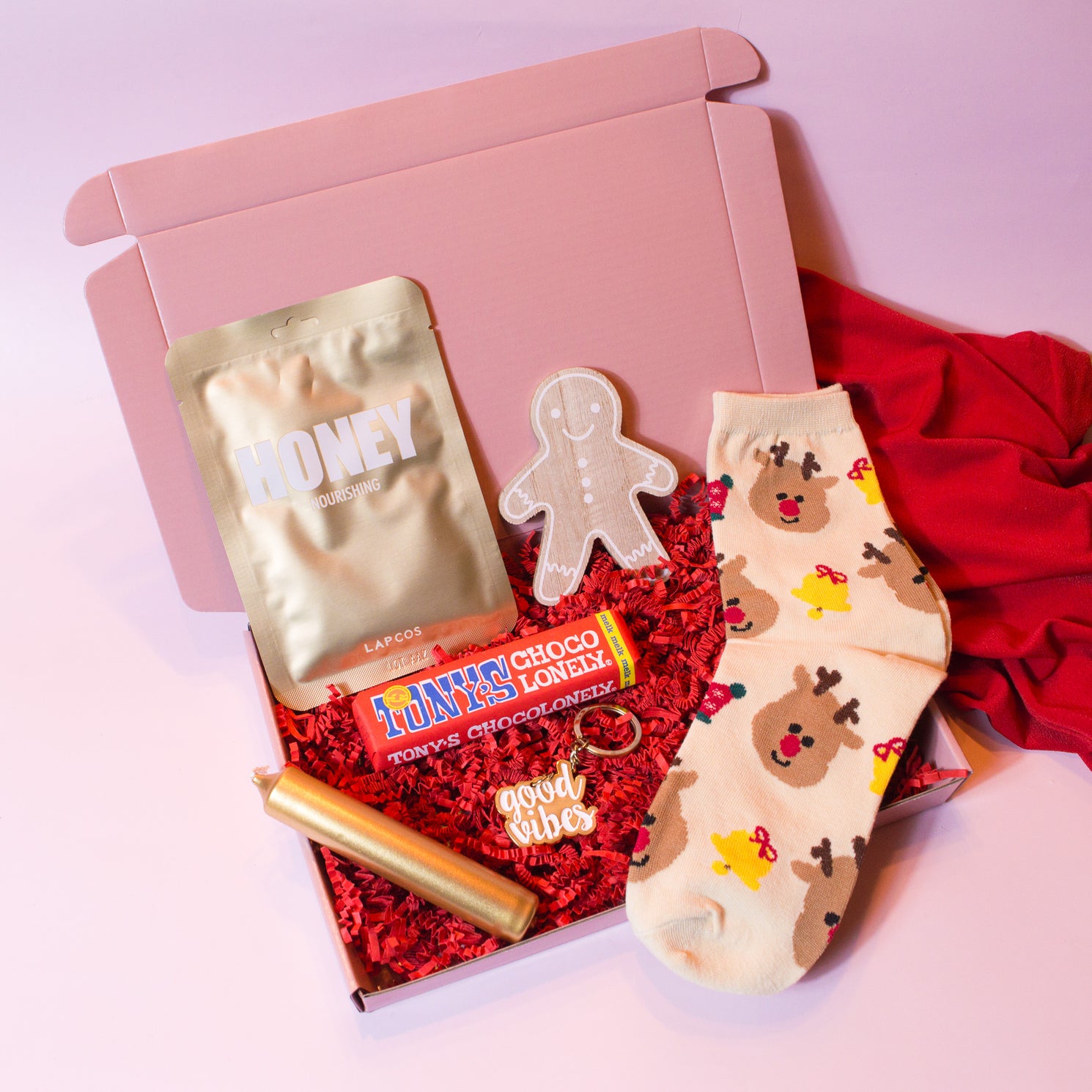 Christmas box gold